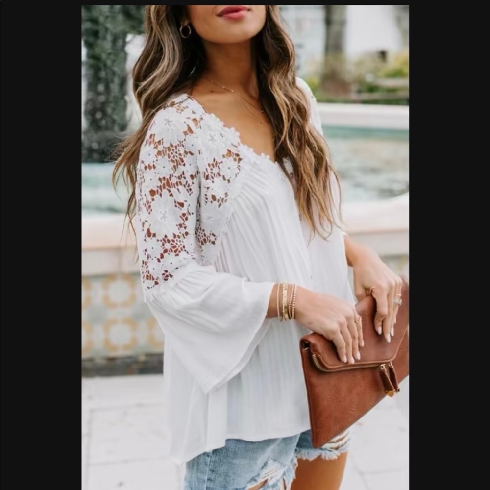 Floral crochet top - Picture 2 of 5